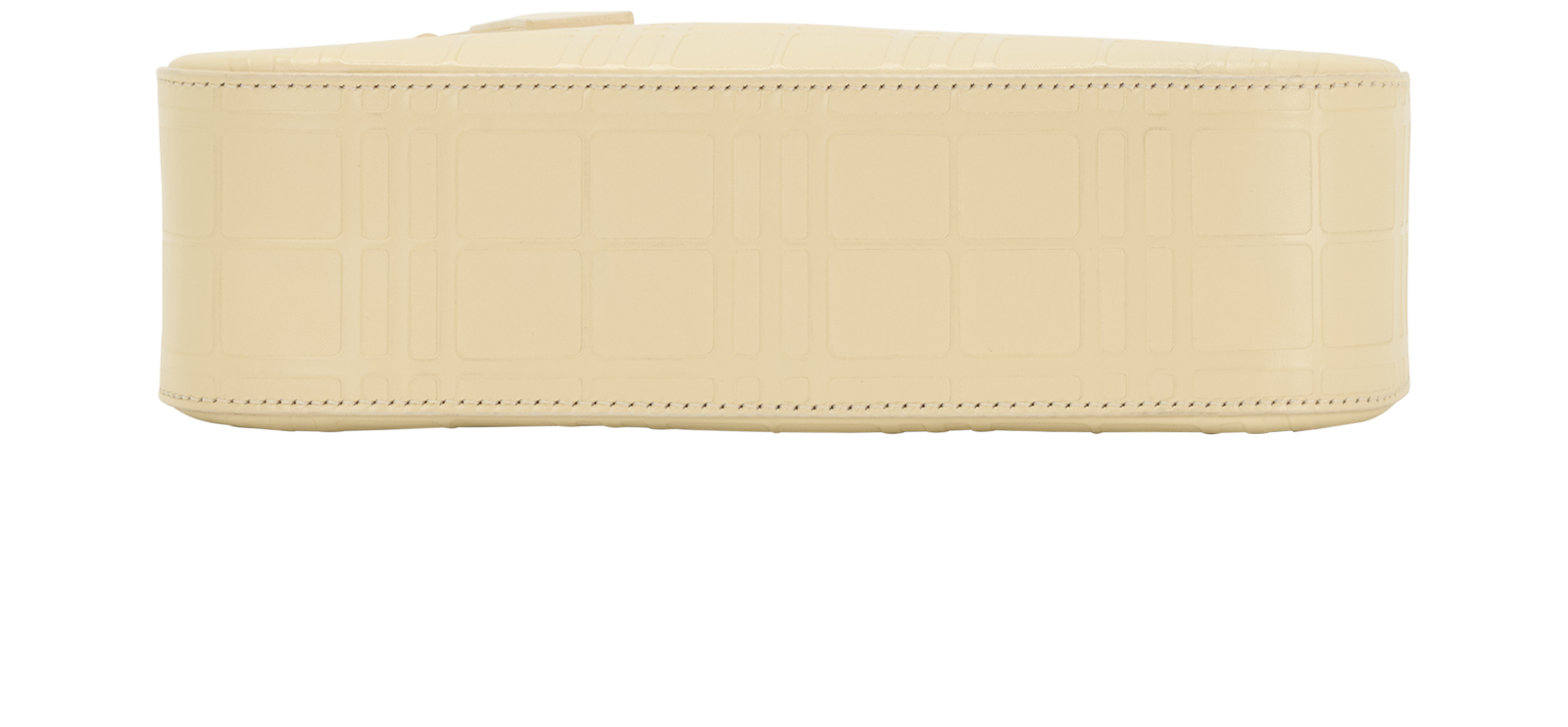 Embossed Check Mini Bag, &pound;195, Handbags, Beige, Leather, Top view